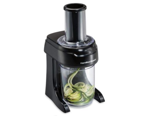 electric spiralizer: Hamilton Beach 3-in-1 Electric Vegetable Spiralizer 