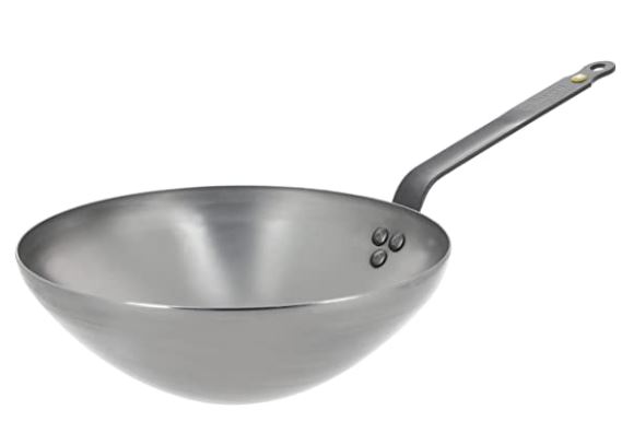 carbon steel wok: de Buyer - Mineral B Wok Pan - Nonstick Frying Pan