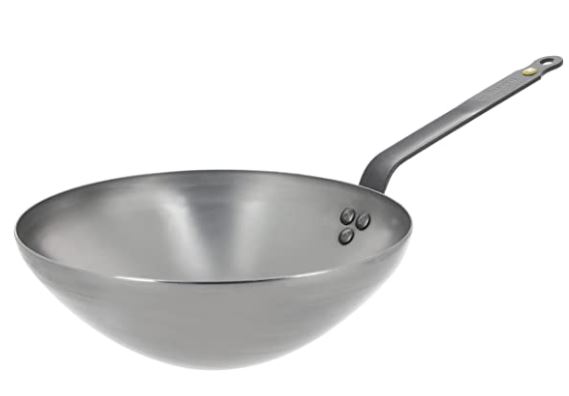 Carbon steel wok: de buyer - mineral b wok pan - nonstick frying pan