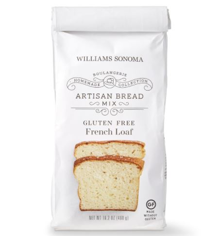 Gluten free bread machine mix: williams sonoma gluten free artisan french bread mix