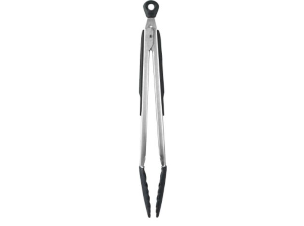 Kitchen tongs: oxo good grips 12-inch tongs with silicone head