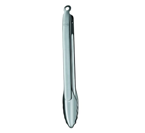 Kitchen tongs: rösle stainless steel 12-inch lock and release tongs