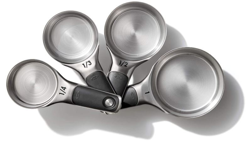 Measuring cups: oxo good grips 4 piece stainless steel measuring cups