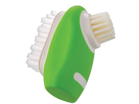 Vegetable scrubber: prepworks by progressive dual bristle produce brush