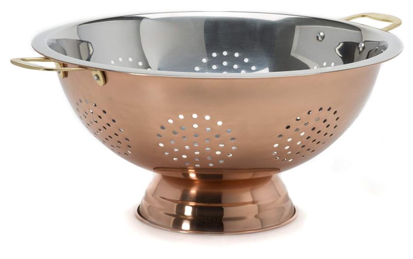 Best colanders: ecolution colander, dishwasher safe, perforated drainer strainer