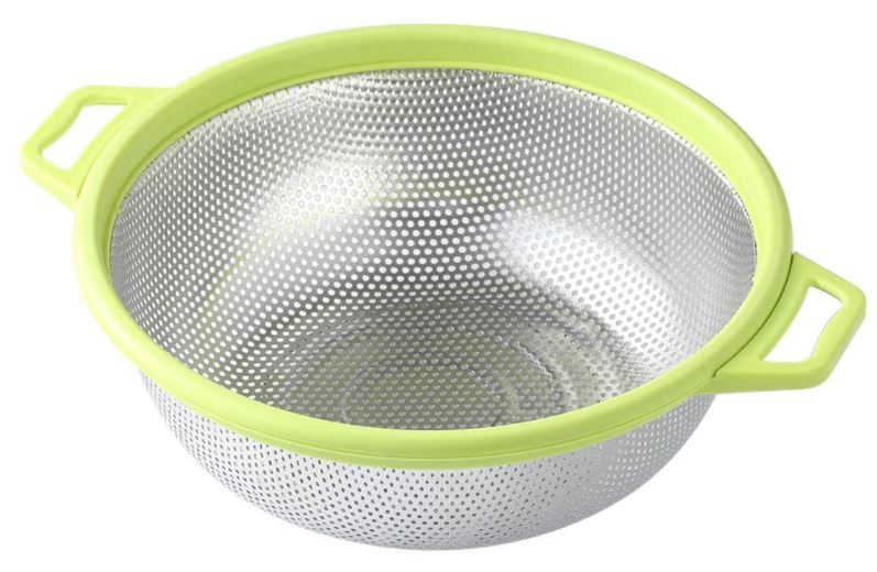 Best colanders: stainless steel colander with handle and legs