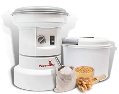 Best grain mill: wondermill powerful high speed electric grain mill grinder