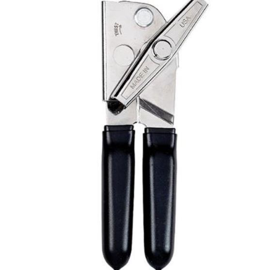 Can opener: deluxe can opener with grips