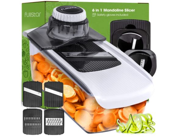 hand held spiralizer: Fullstar Mandoline Slicer Spiralizer Vegetable Slicer