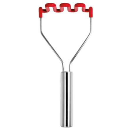 Potato masher: tovolo silicone potato, stainless steel handle & core