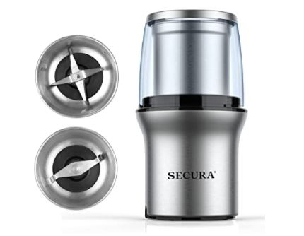 Spice grinder: secura electric coffee grinder and spice grinder