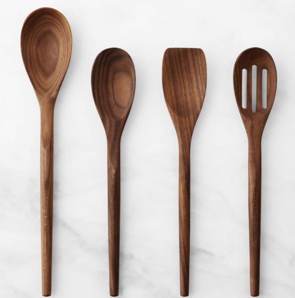 Wooden spoon: williams sonoma fsc certified walnut spoons