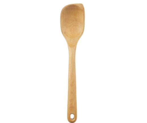 wooden spoon: OXO Good Grips Wooden Corner Spoon